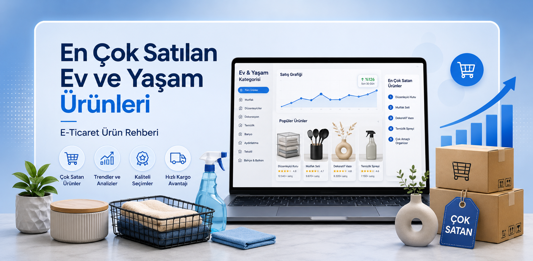 İnternette En Çok Satılan Ev ve Yaşam Ürünleri Nelerdir?