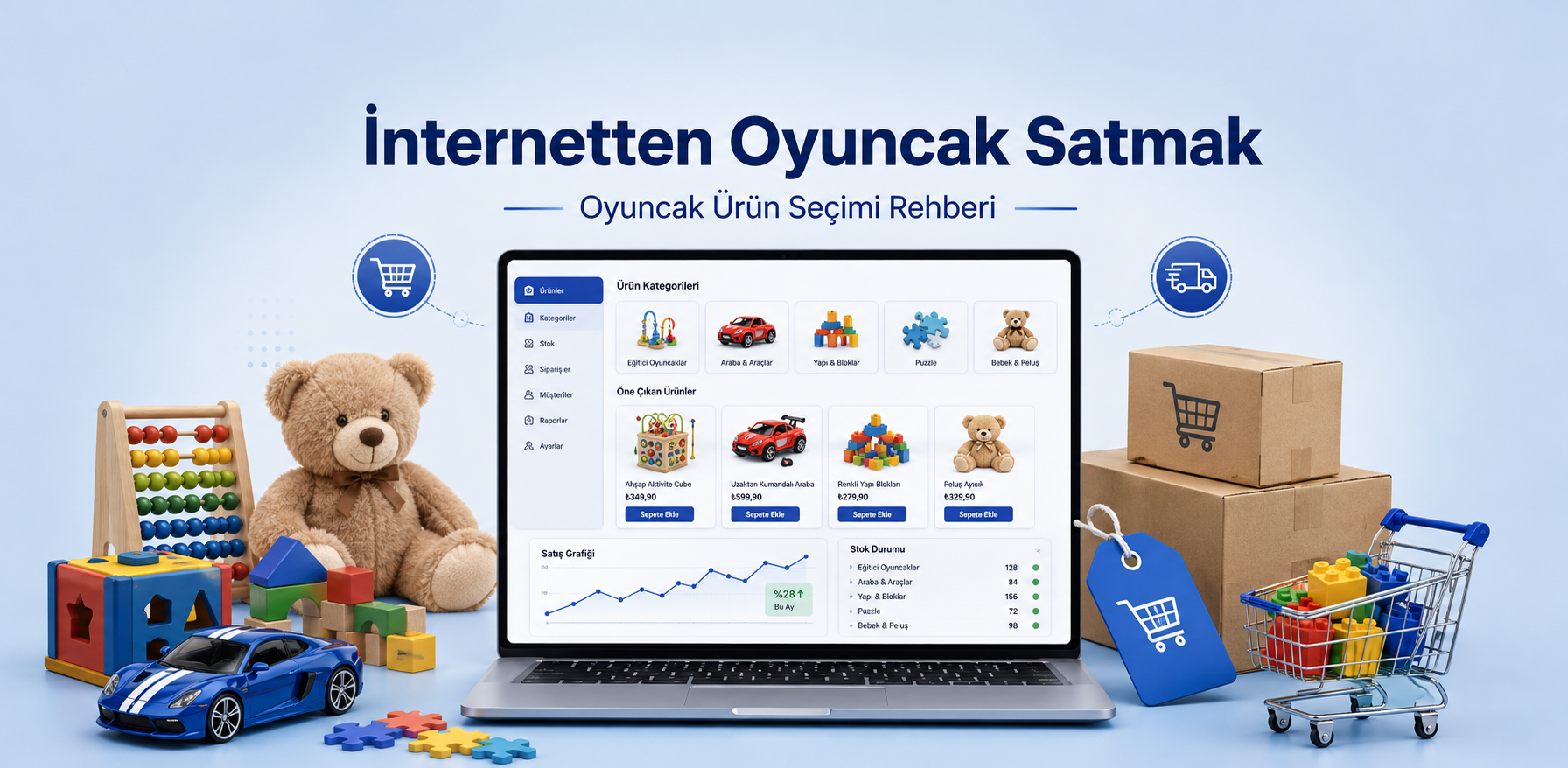 Oyuncak Satışına Başlamak İçin Ürün Nasıl Seçilir?