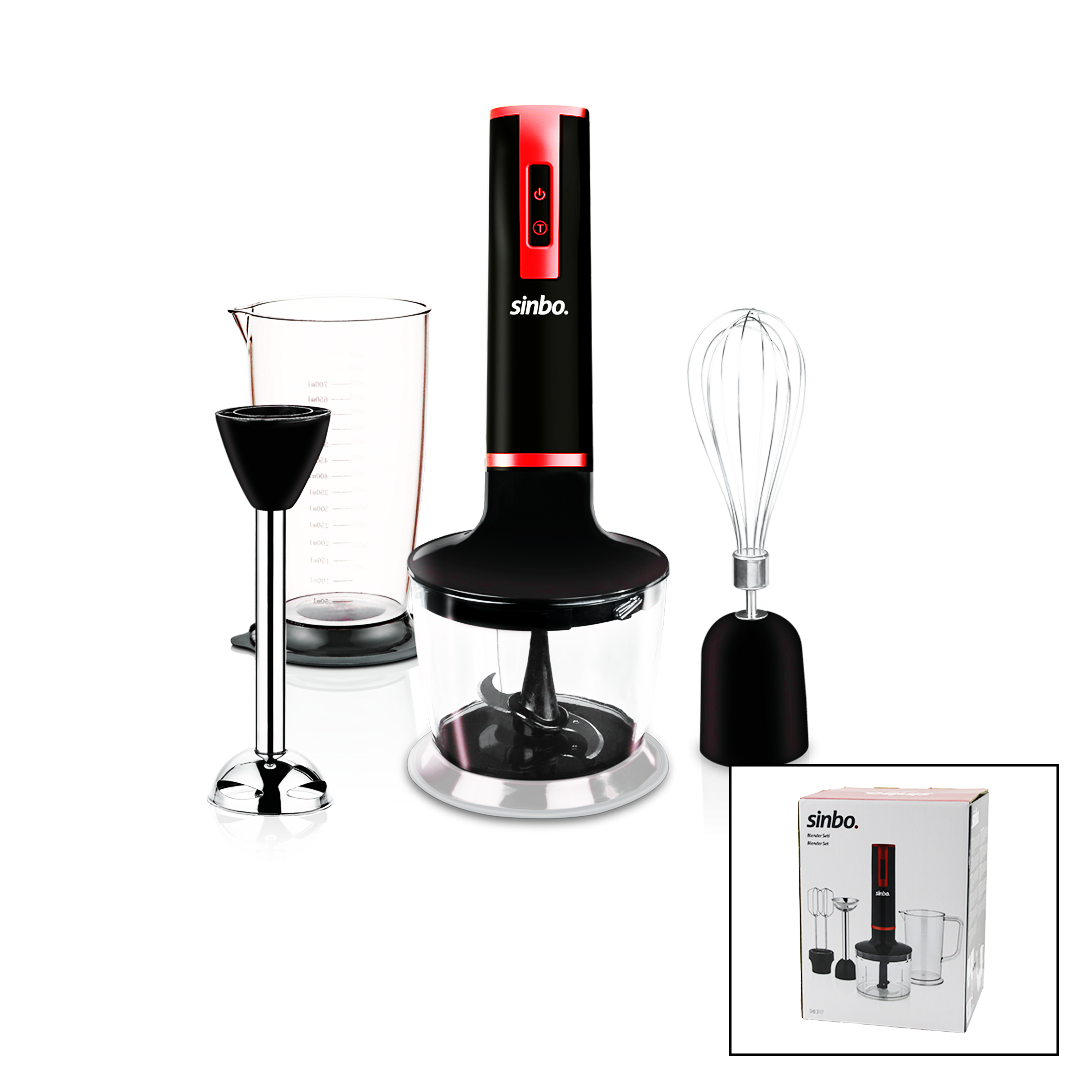 300W Çok Fonksiyonlu Blender Seti - 700ml Doğrayıcı & 800ml Ölçü Kabı