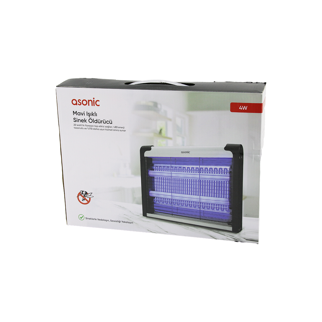 Elektrikli Sinek Öldürücü 2000V - 30 m², LED Mavi Işık