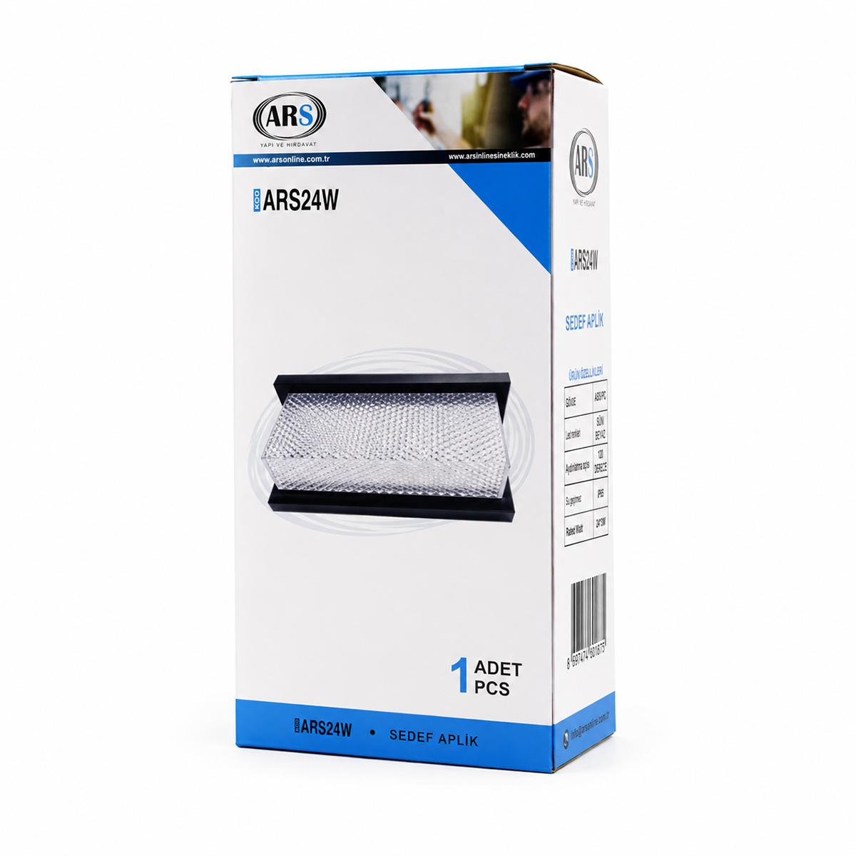 22W IP66 LED Aplik Duvar Lambası - 50.000 Saat