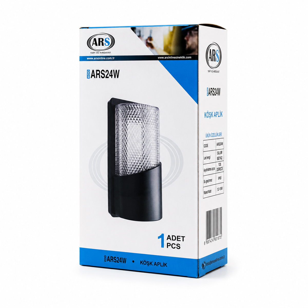 22W IP66 LED Duvar Aplik - 50.000 Saat