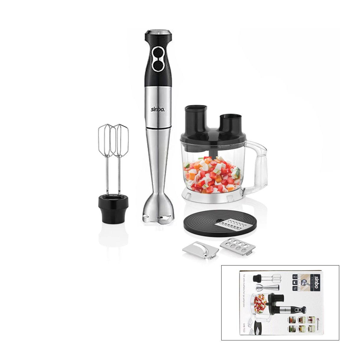 2 L Hazneli Multi Blender Seti