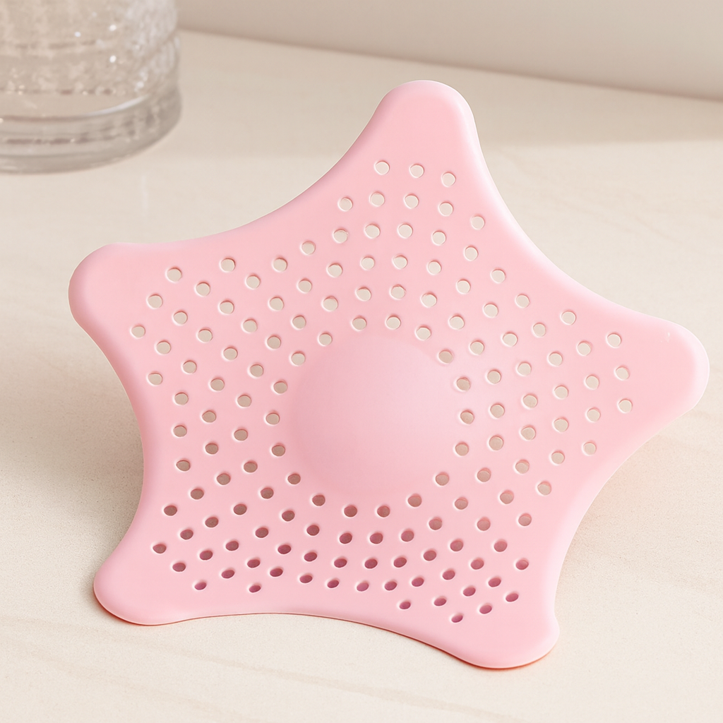 Plastik Lavabo ve Küvet Süzgeç Yıldız