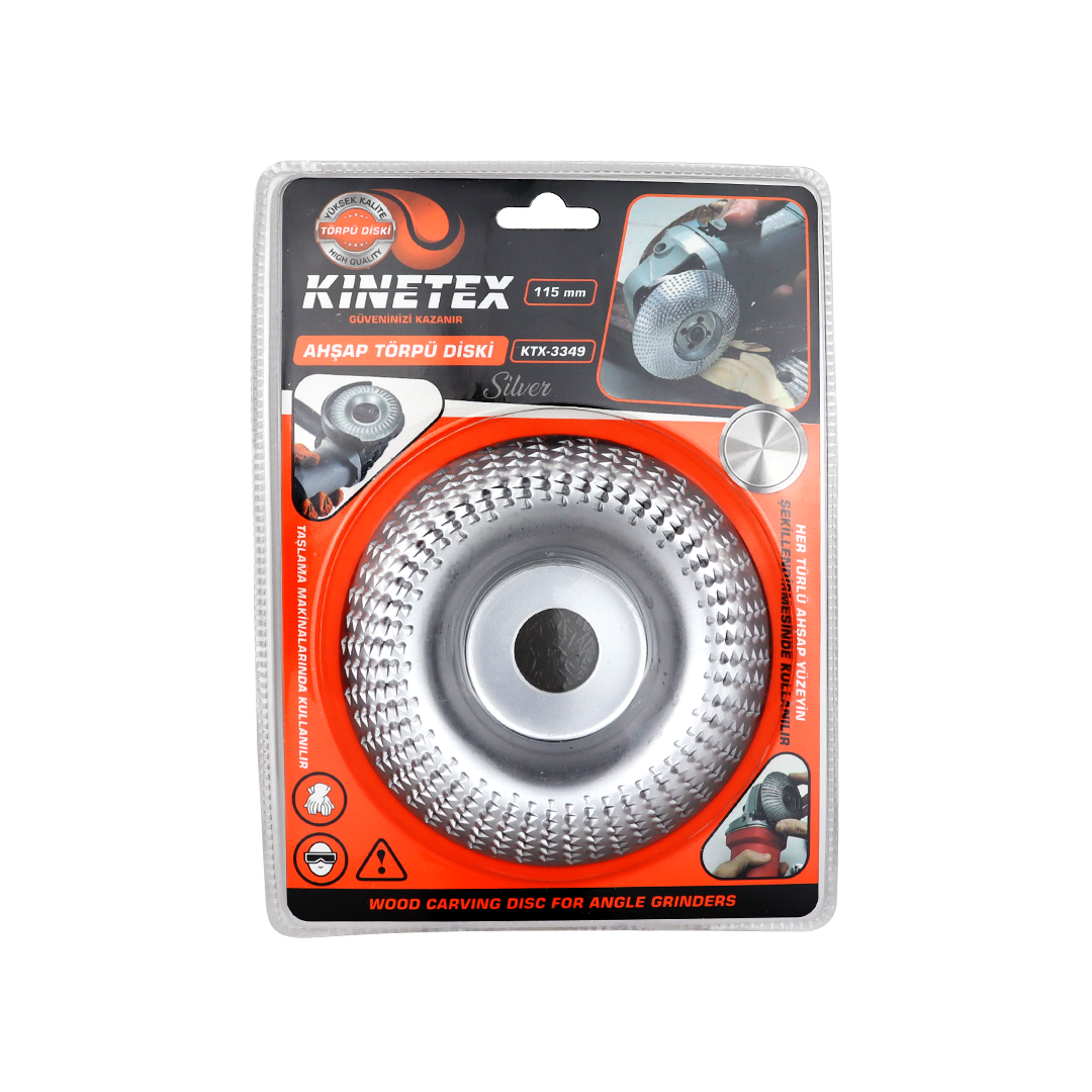 Ahşap Törpü Eğe Disk 115 mm (Gümüş) - 100'lü
