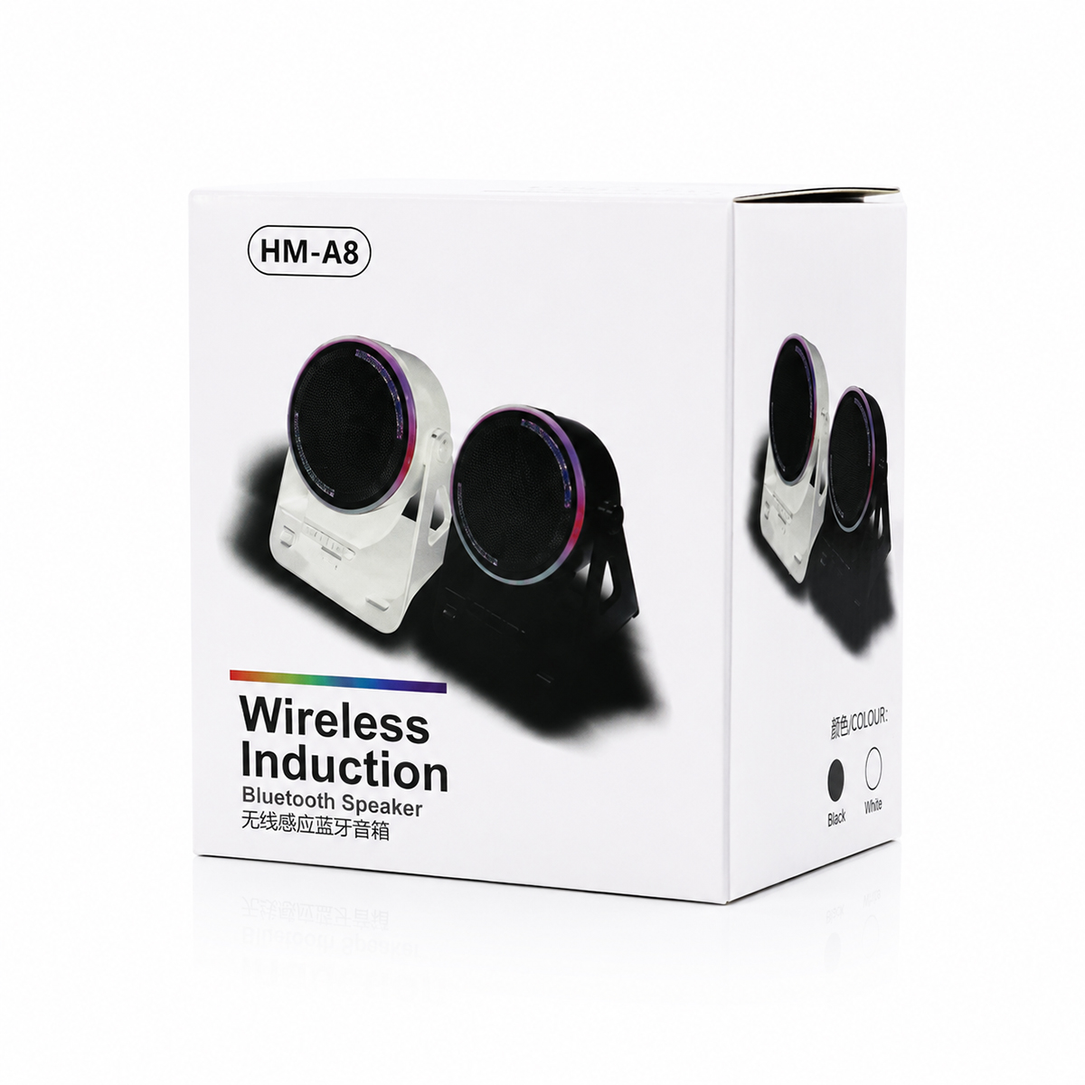 Bluetooth Hoparlör 5W RGB Işıklı Telefon Tutuculu