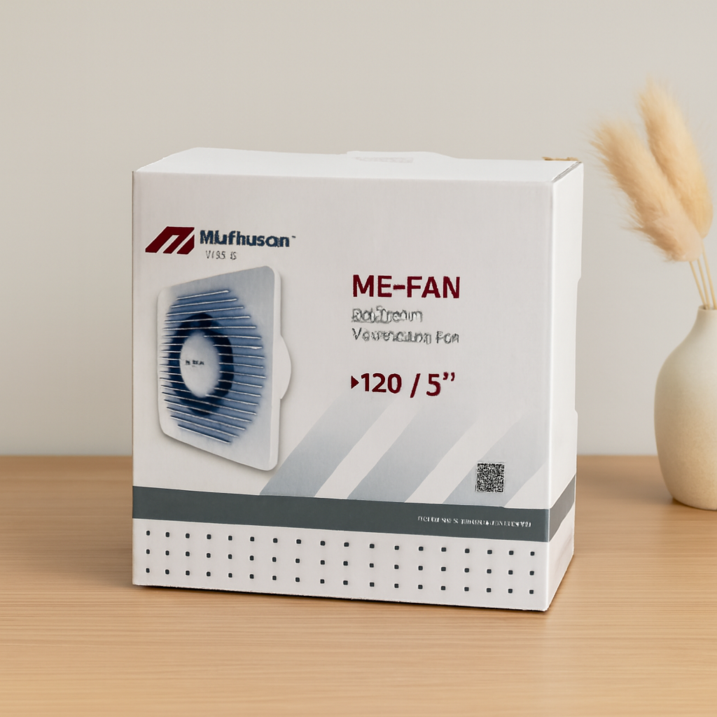 120 mm Banyo Tuvalet Havalandırma Aspiratörü 15W 120 m³/h