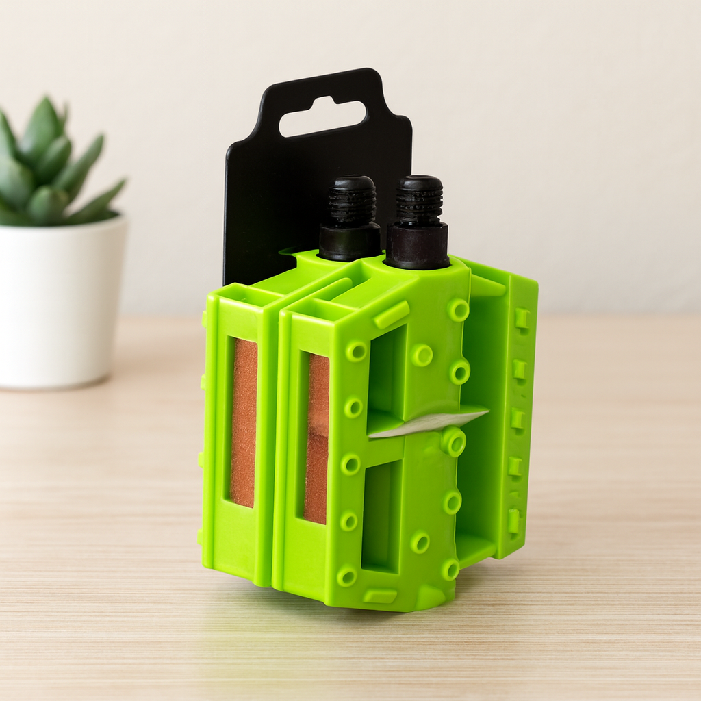 Bisiklet Pedalı 9.8x8.4 cm (2'li, Yan Reflektörlü)