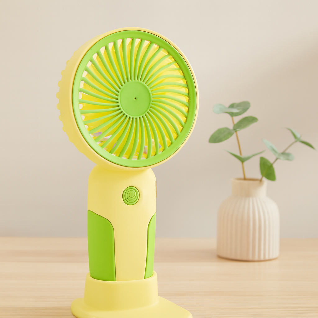 Mini El Fan USB Type-C Şarjlı 3 Kademe Masaüstü Vantilatör