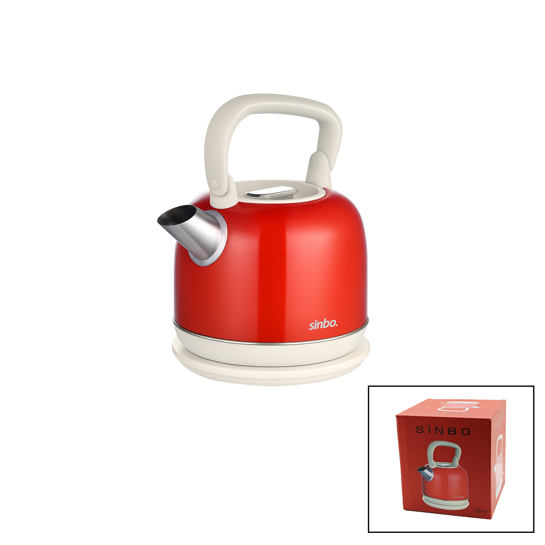 Retro Çelik Elektrikli Kettle 2.2 L 1800W
