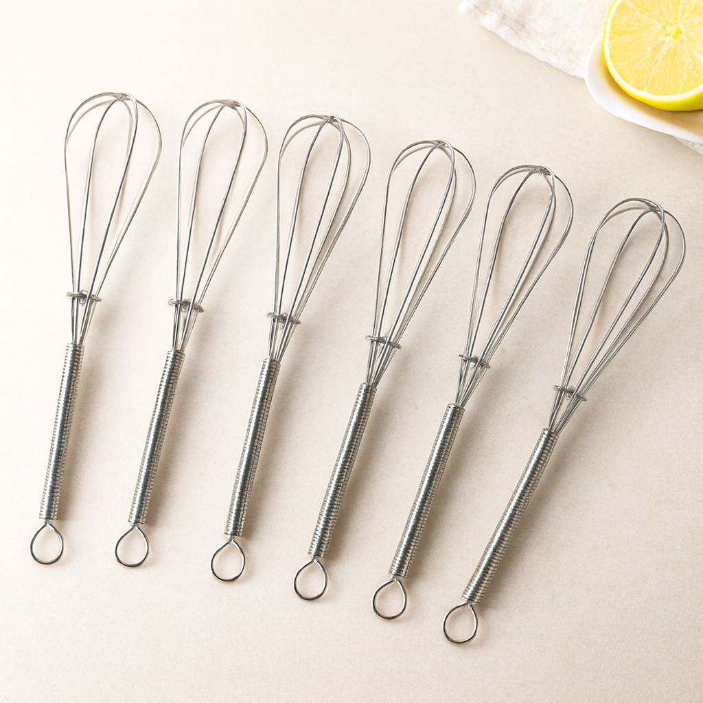 Metal Mini Çırpıcı 6'lı - 13 cm