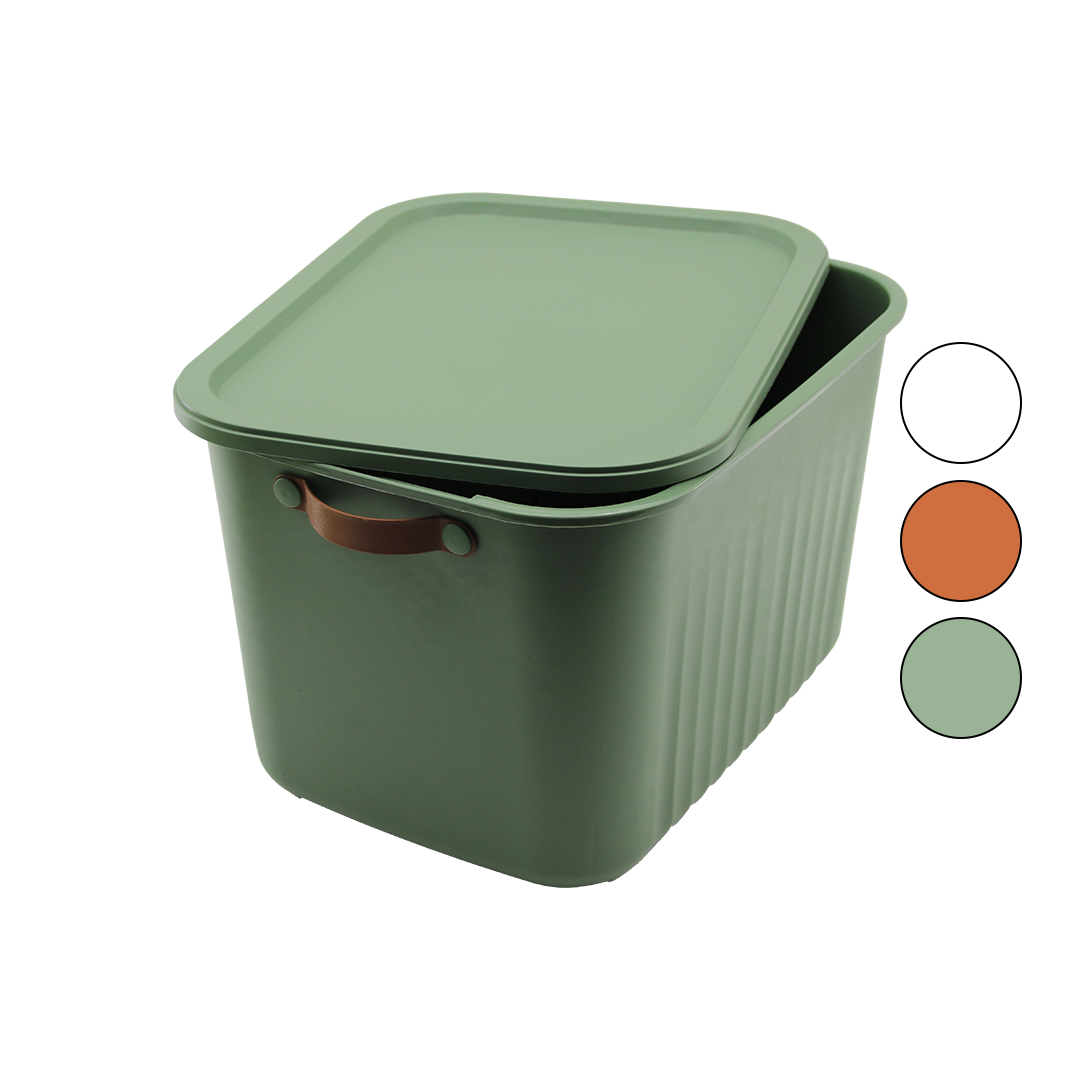 Kapaklı Plastik Organizer Kutu 20 L (40x30x25 cm)