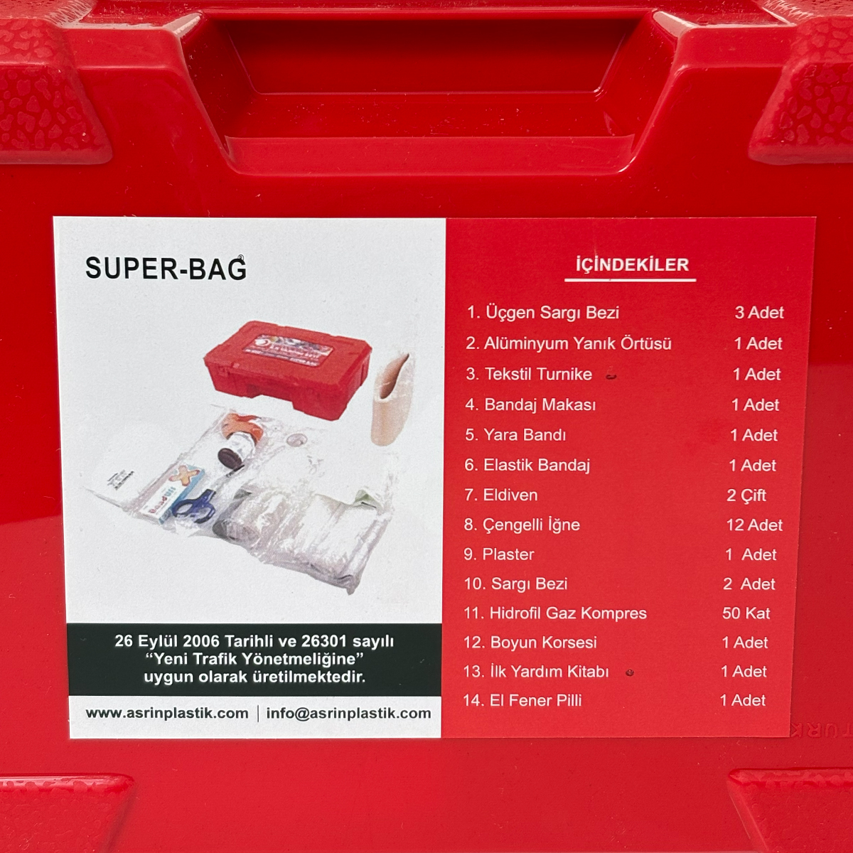 Küçük İlk Yardım Seti (Plastik Çantalı)