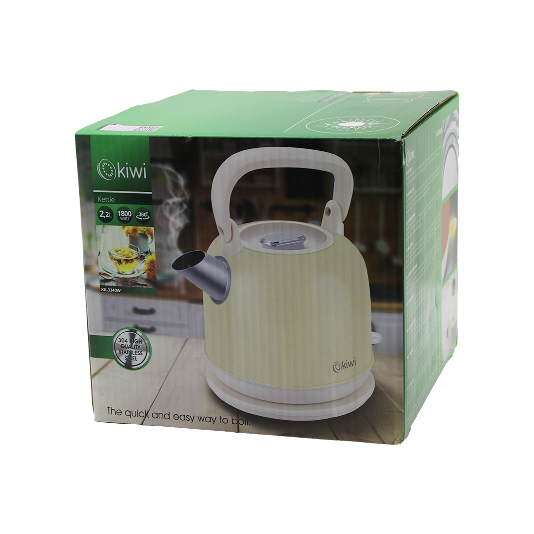 Nostaljik Elektrikli Su Isıtıcı 2.2L 1800W Paslanmaz Çelik