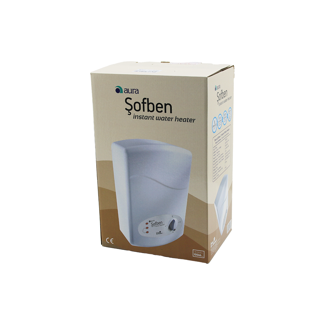 Elektrikli Banyo Şofbeni 7350W Çift Termostatlı 3 Kademe
