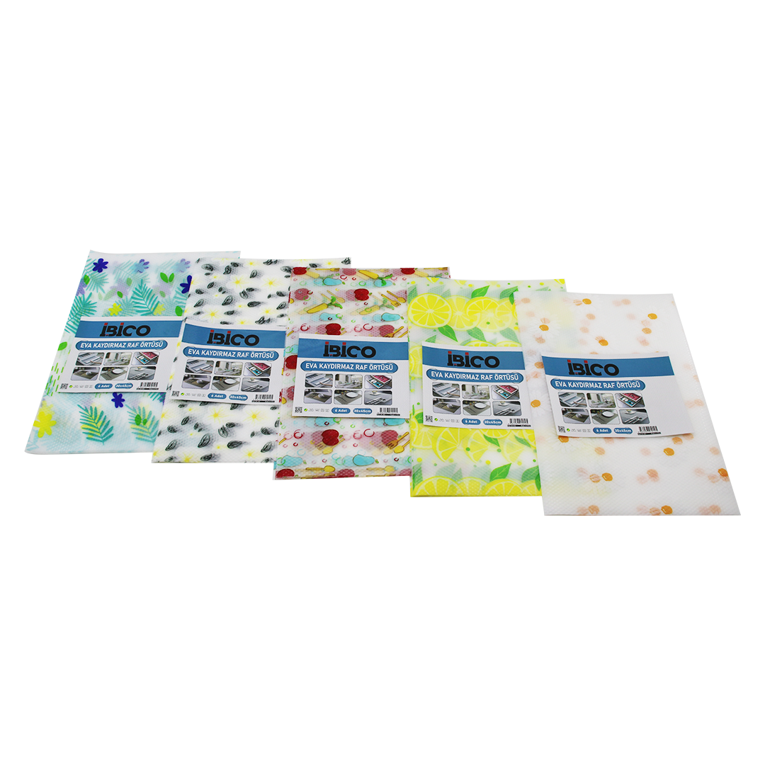 EVA Kaymaz Dolap ve Çekmece Raf Örtüsü 30x45 cm (6'lı)