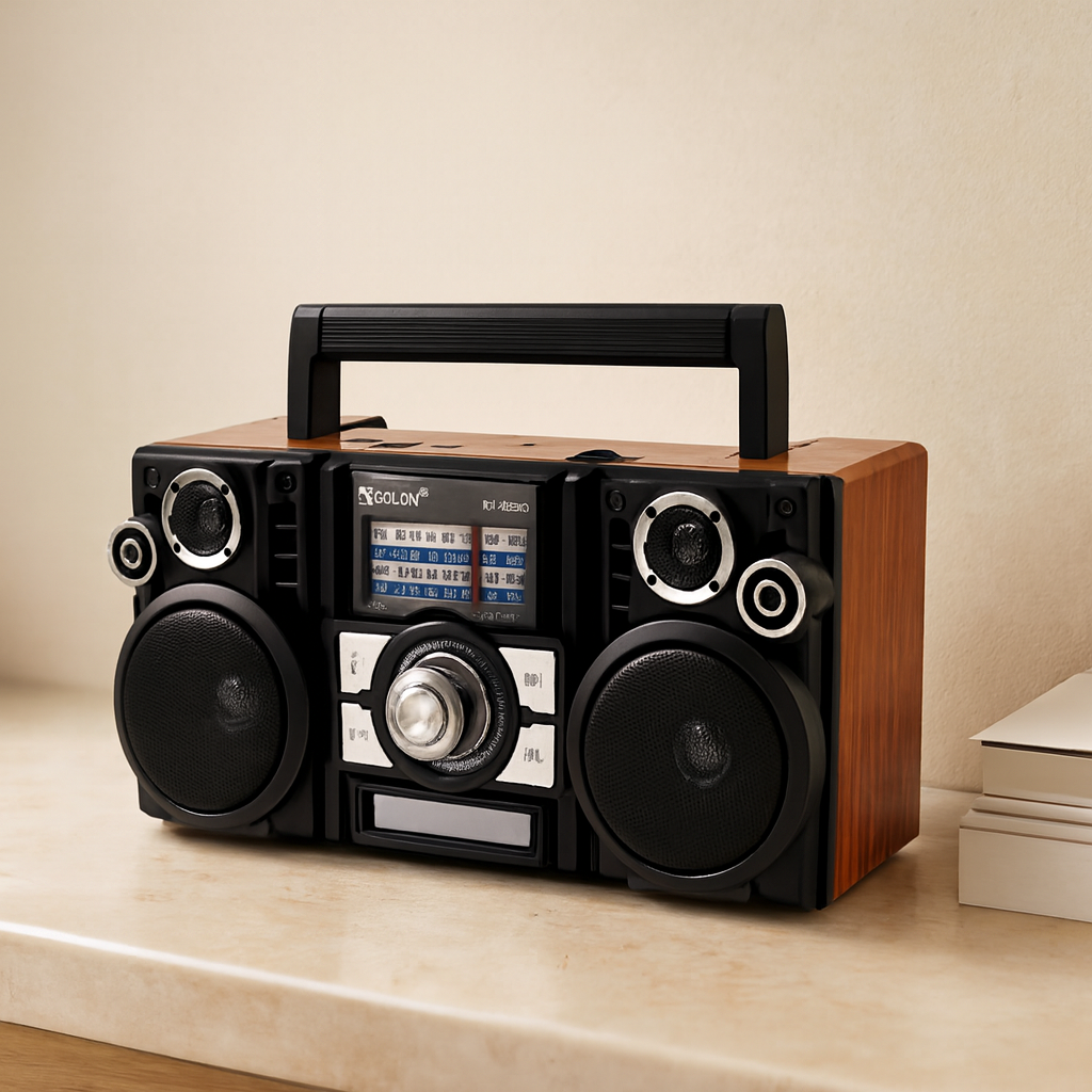 Güneş Enerjili Bluetooth Şarjlı Taşınabilir Hoparlör (FM / MP3 / USB / TF)