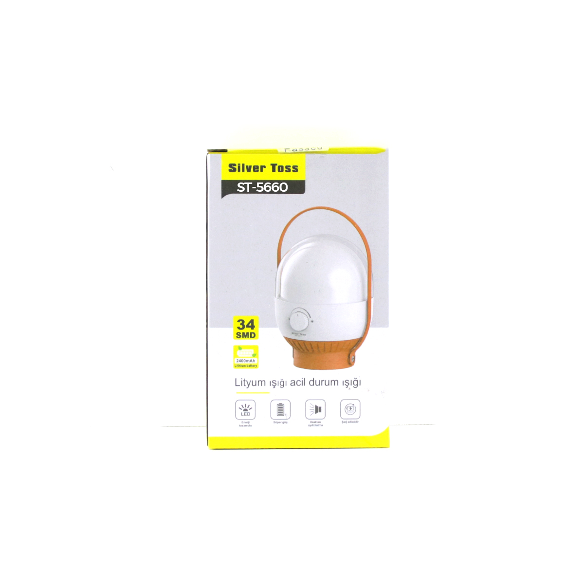 40 LED USB Şarjlı Kamp Lambası 2400mAh Ayarlanabilir Işık