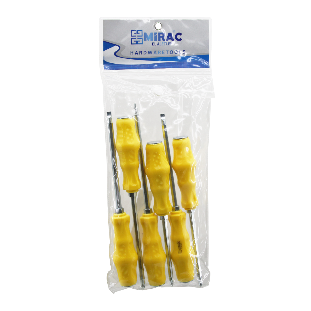 Darbeli Çift Uçlu Tornavida - Plastik Saplı
