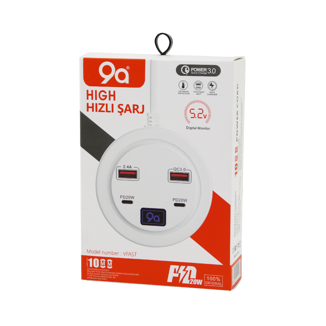 4'lü Hızlı Şarj Adaptör Seti PD 20W Type-C & QC3.0 USB