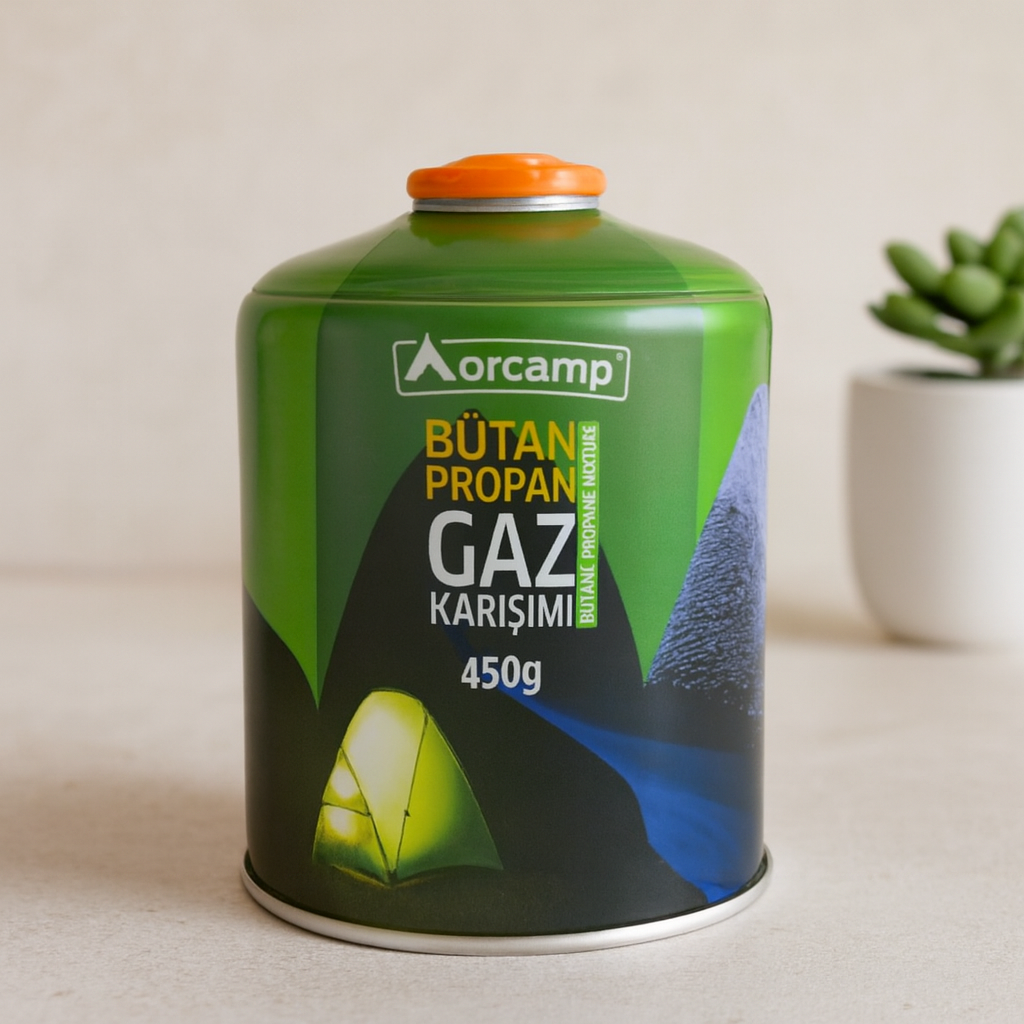 Butan Propan Gaz Kartuş 450g Kore Tipi