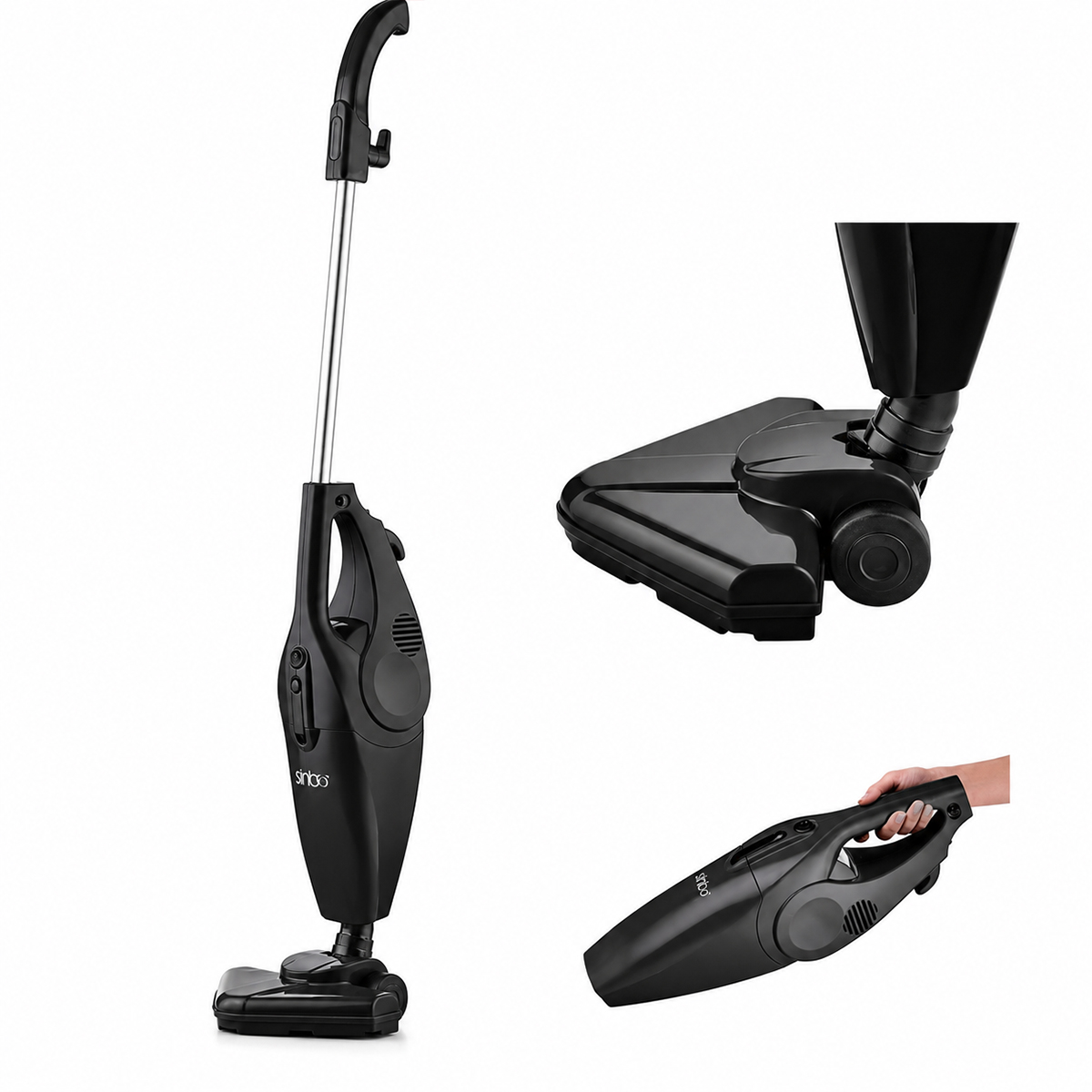 Dikey Elektrikli Süpürge 1.5L Toz Hazneli 5m Kablo Ergonomik Sap