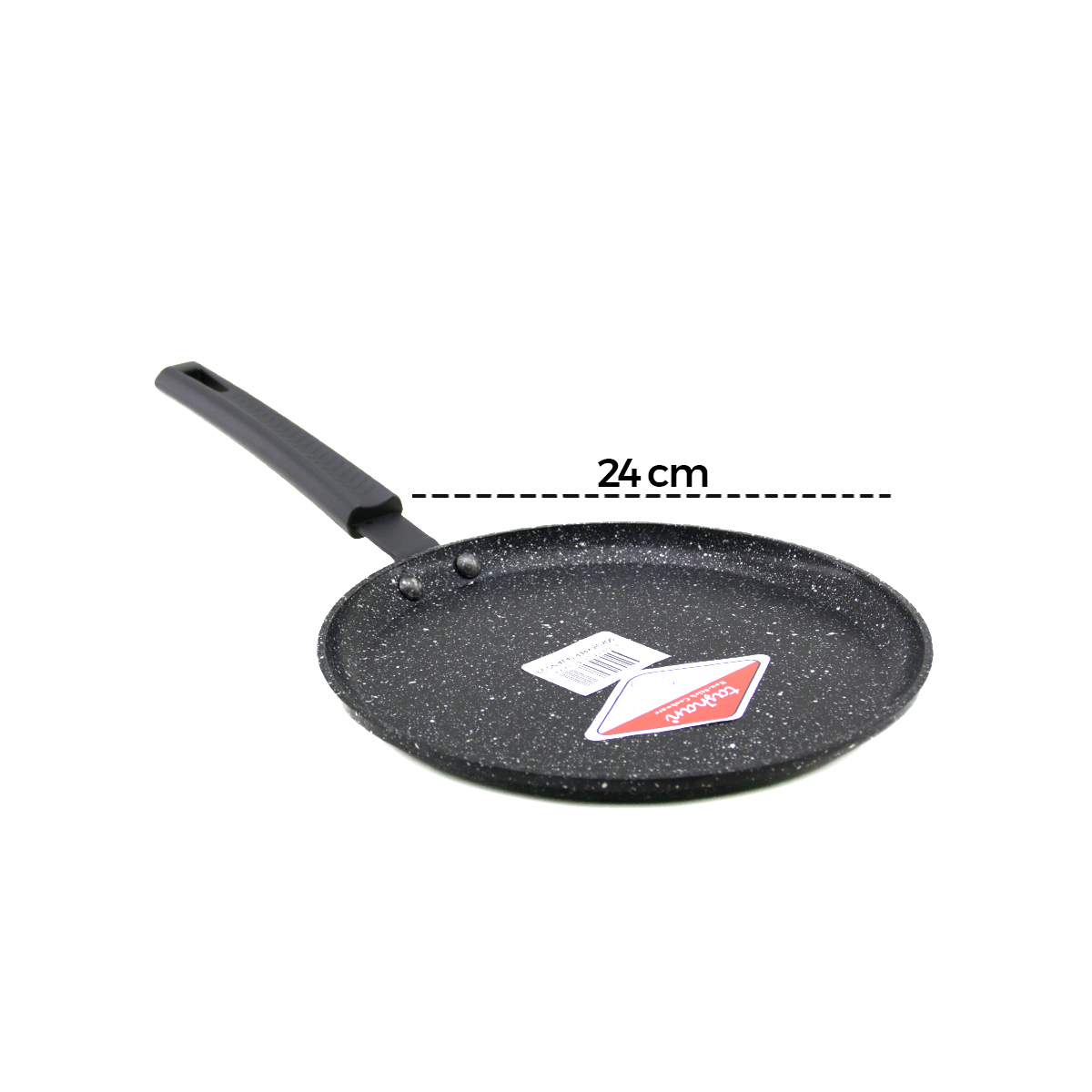 24 cm döküm krep tava