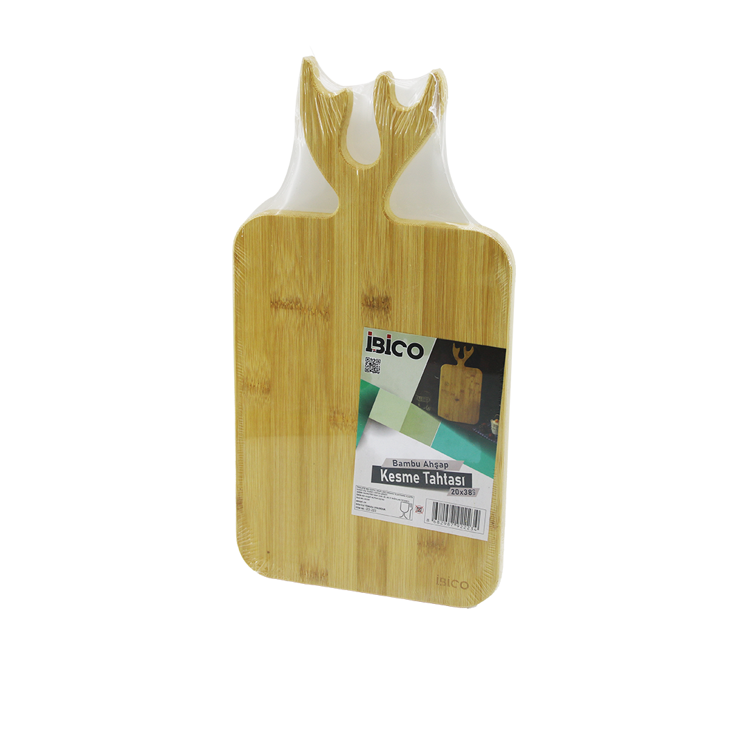 Bambu Kesim Panosu Kulplu 20x38 cm