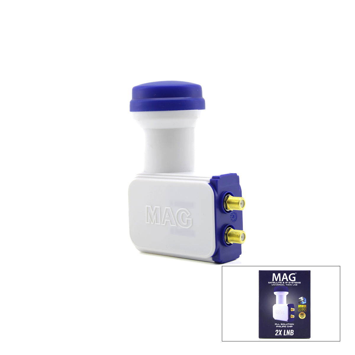 Universal Twin LNB 0.1 dB Full HD 3D (2'li)