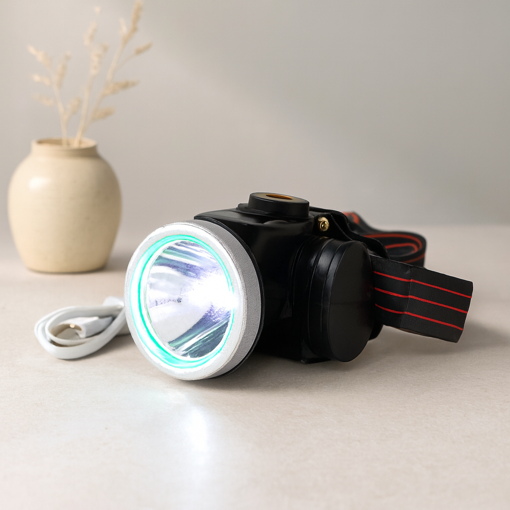 Şarjlı Kafa Lambası 60W USB/Type-C 2400mAh