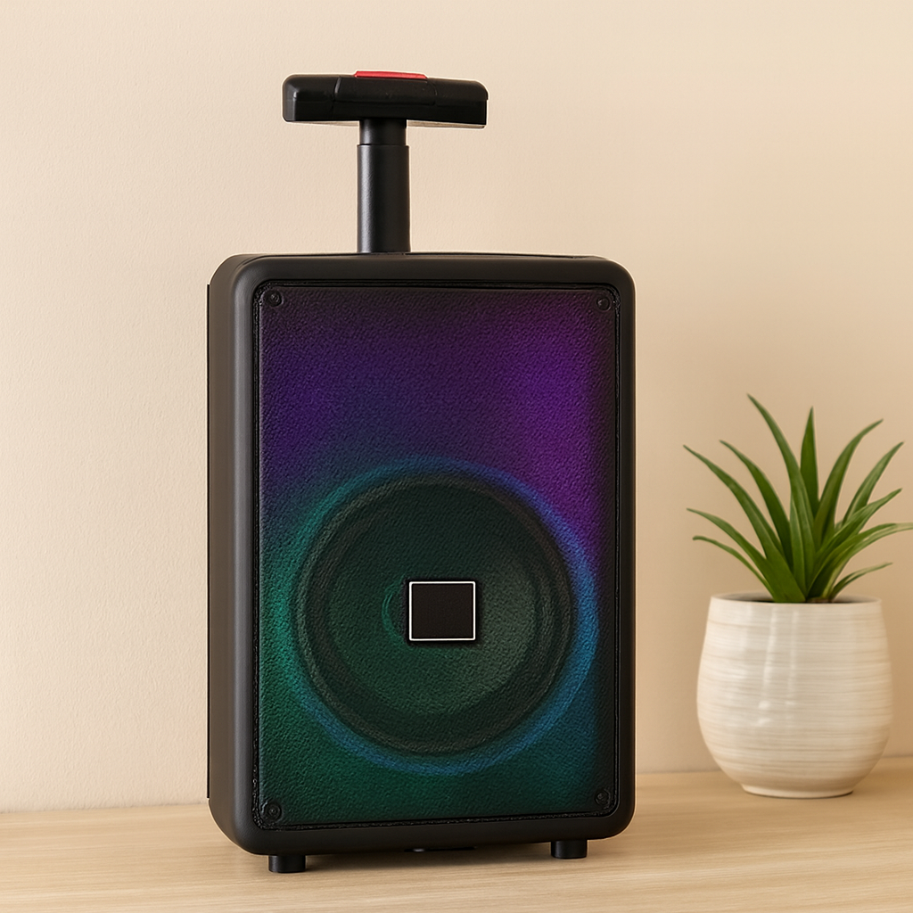 Bluetooth Hoparlör Mikrofonlu Kumandalı Işıklı 20W 2400mAh