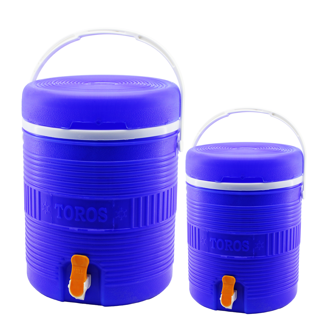 Yuvarlak Plastik Termos Seti 14L+6L Musluklu