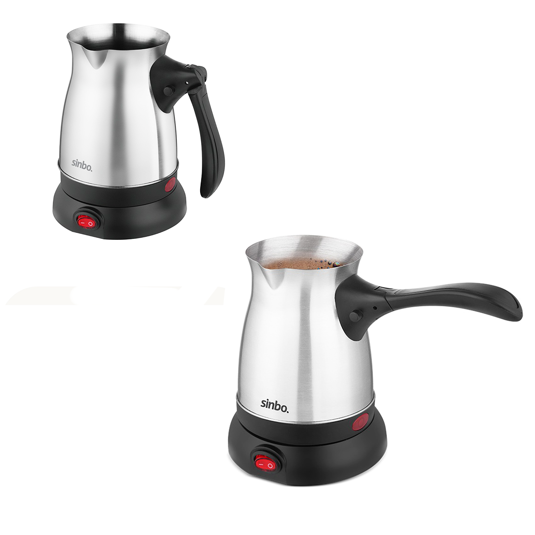 Elektrikli Cezve 600W 500ml – 6 Fincan 360° Kablosuz