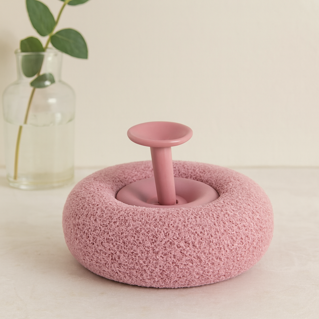 Duş Masaj Süngeri Vantuzlu Banyo Lifi (Masaj Noktalı)