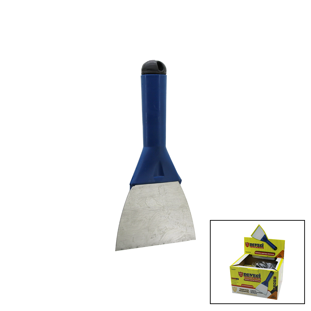 Metal Kazıma Spatulası 120 mm Plastik Saplı