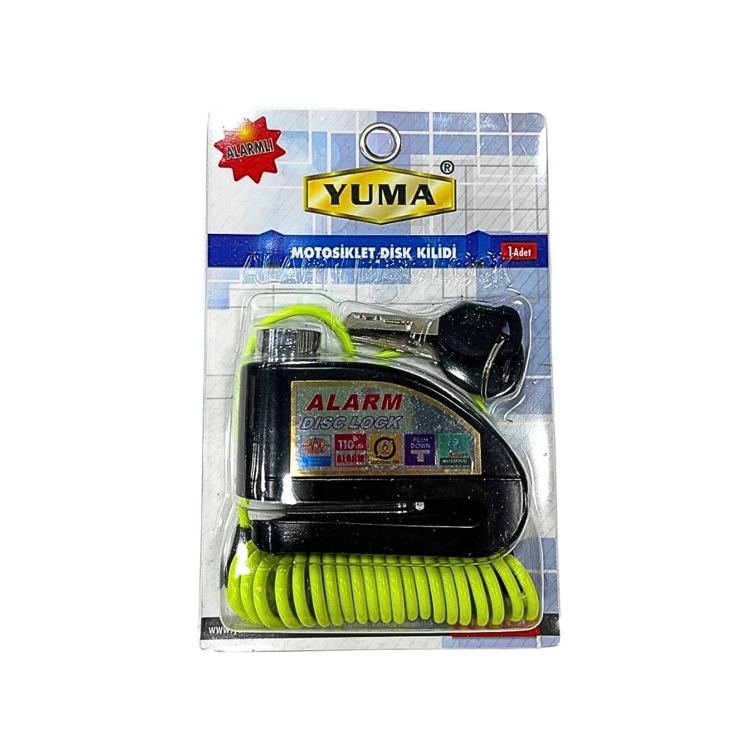 Alarmlı Motosiklet Disk Kilidi