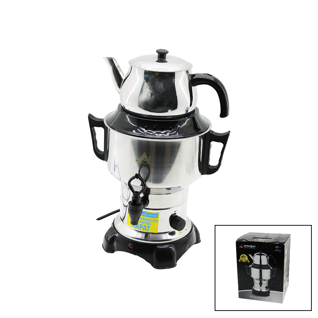 Elektrikli Semaver 4.5L Tek Musluk 1100W