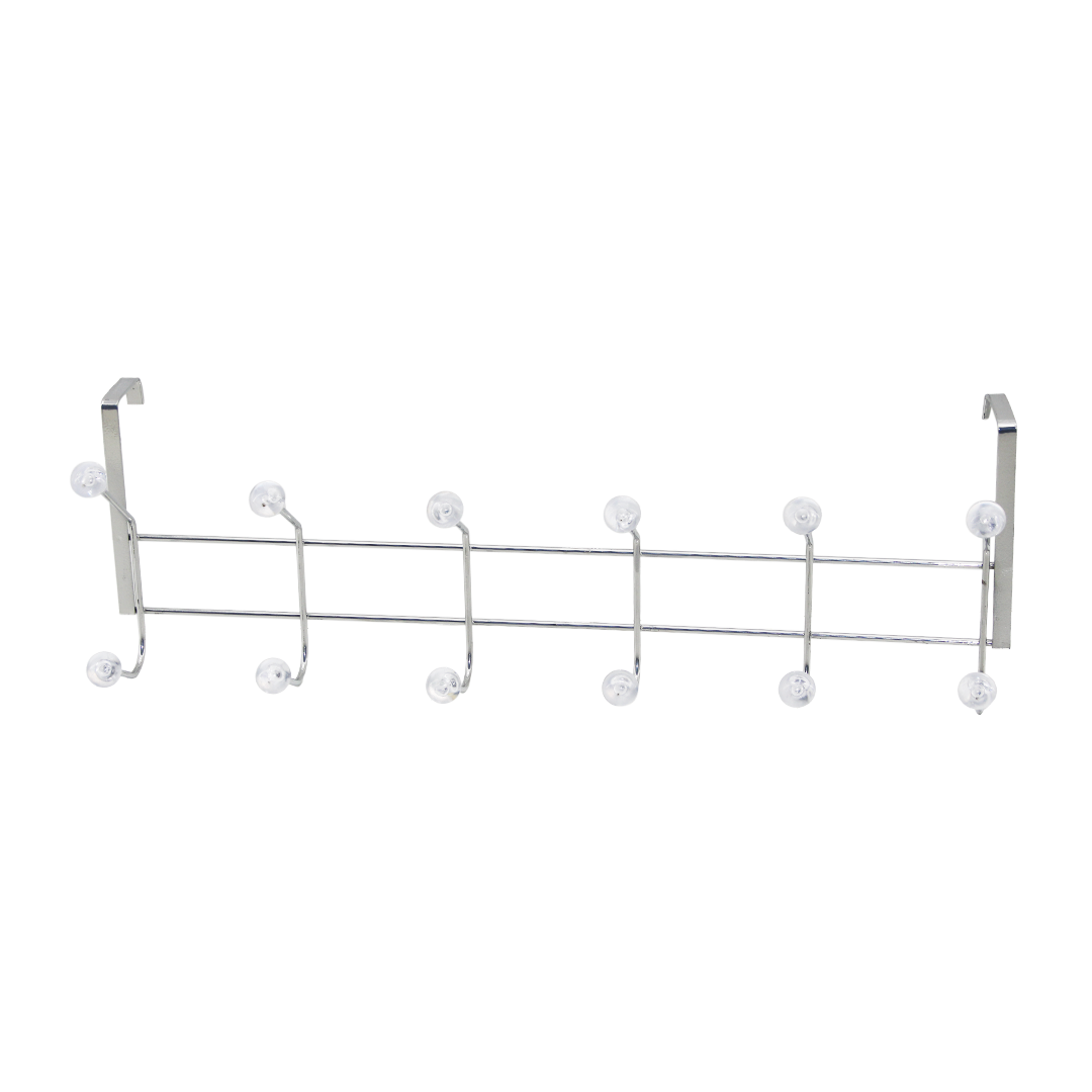 Krom Metal Kapı Arkası Askı Kristal Boncuklu