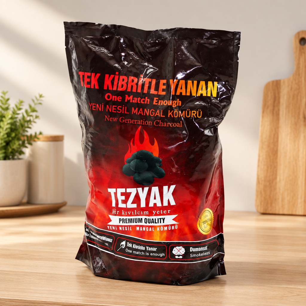 Dumansız yeni nesil mangal kömürü
