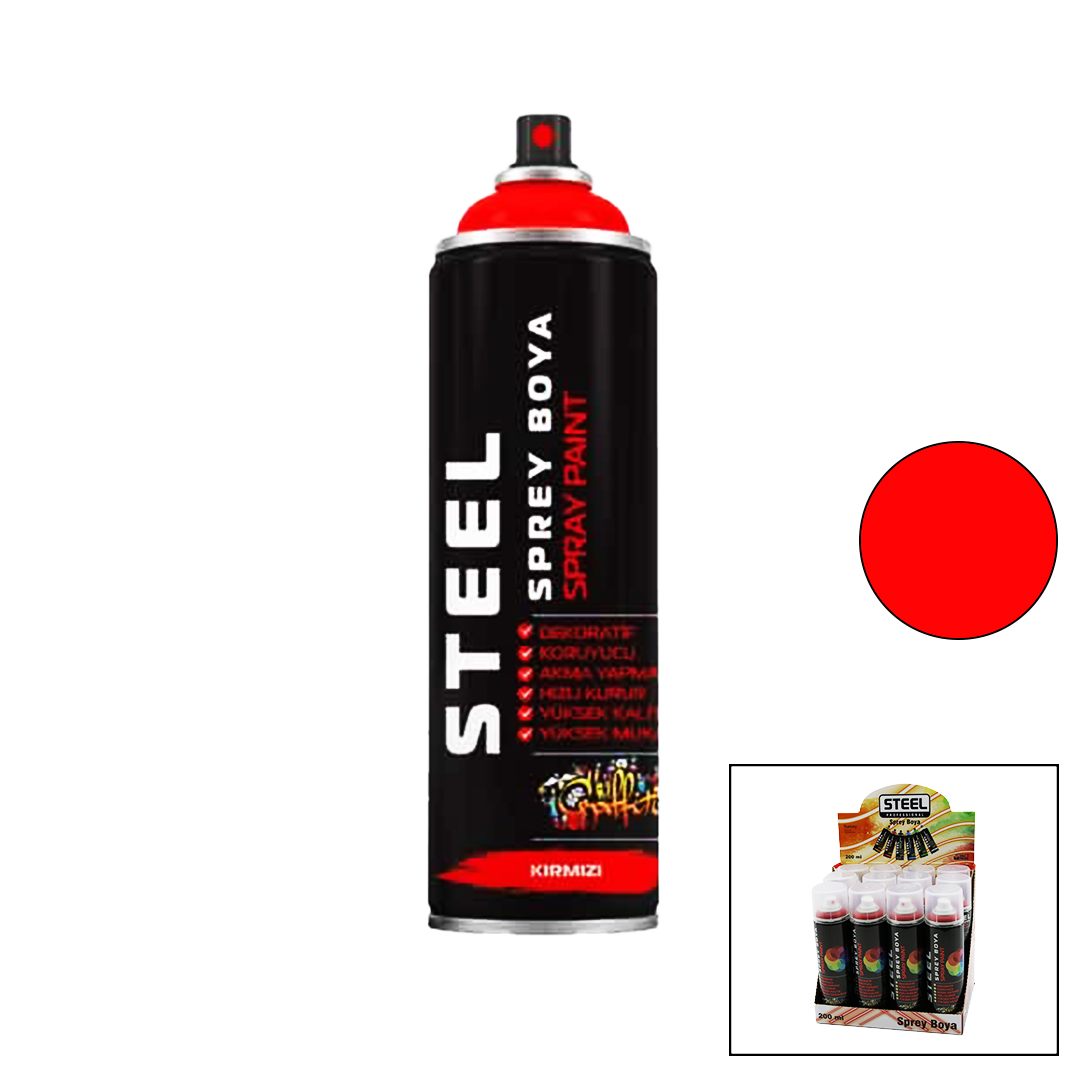 Kırmızı Sprey Boya 200ml