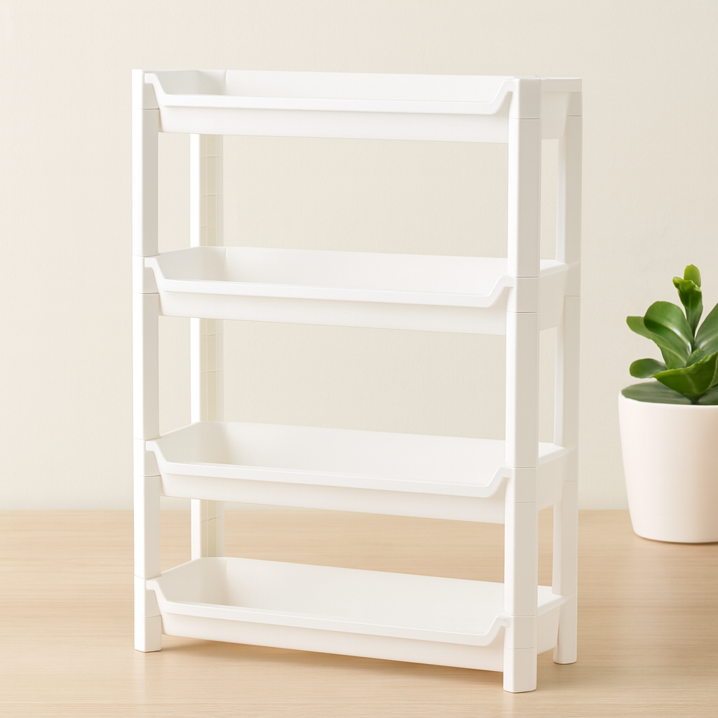 4 Katlı Sepet Organizer Raf Düzenleyici 465x145x690 mm