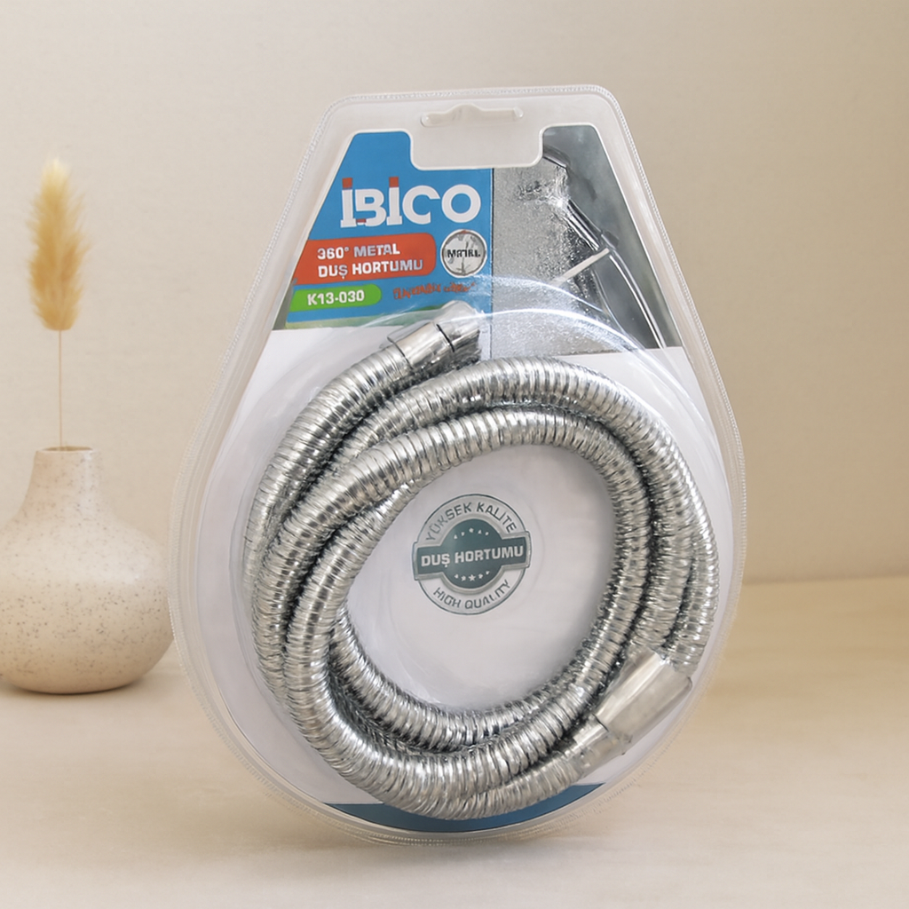 360° Metal Duş Hortumu 1.5 m - Anti-Twist