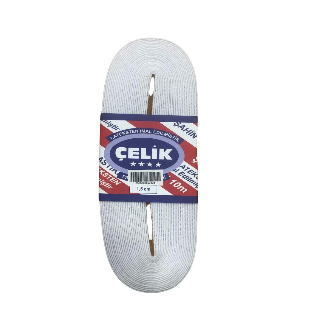 10 m 1.5 cm Beyaz Paça Lastiği
