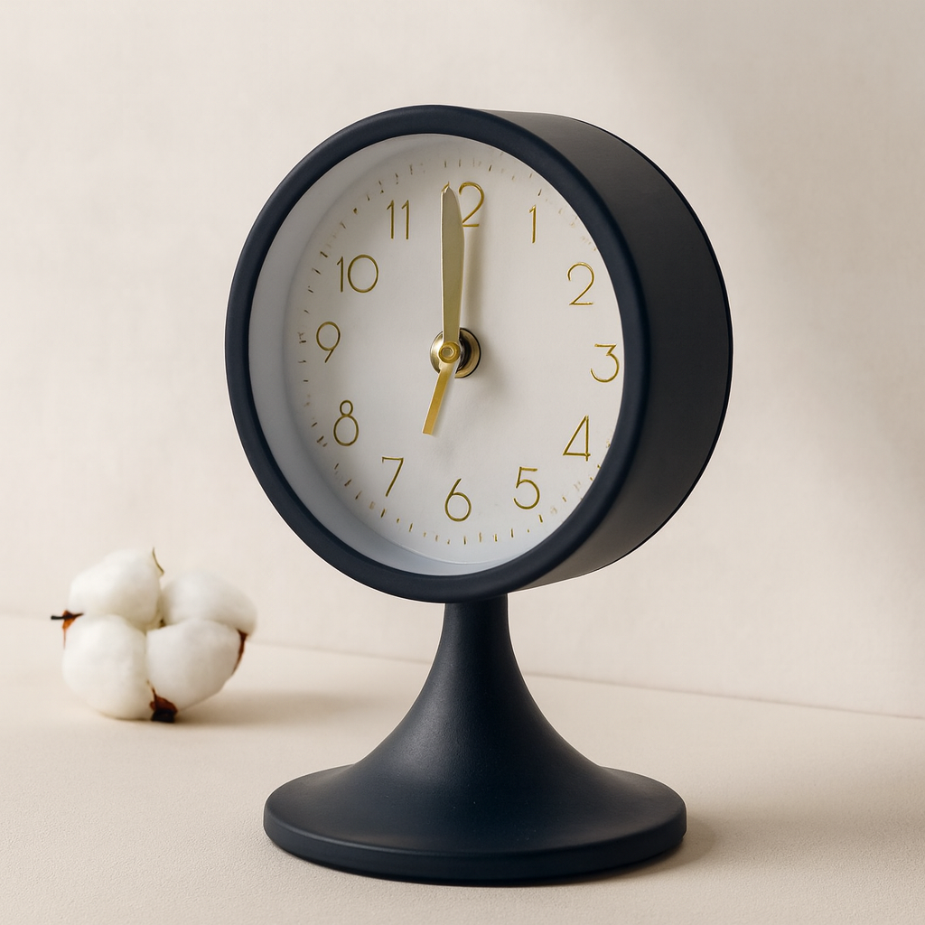 Twin Bell Metal Masa Çalar Saat 8.5 cm - Pilli