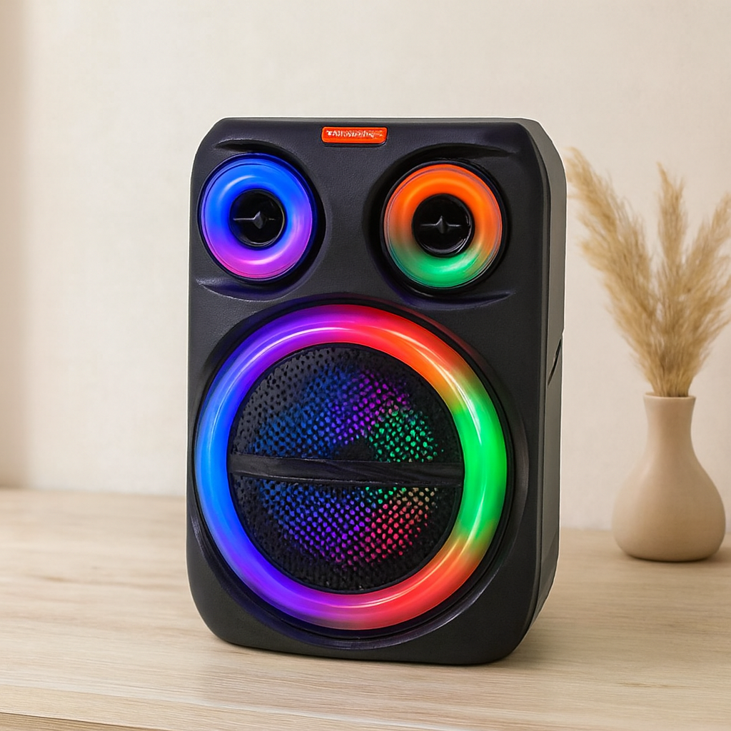 8'' Bluetooth Kablosuz LED Hoparlör (USB / DC 5V)