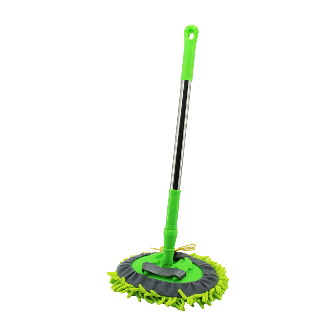 25 cm Oval Mikrofiber Mop - Uzayan Metal Sap (54-90 cm)