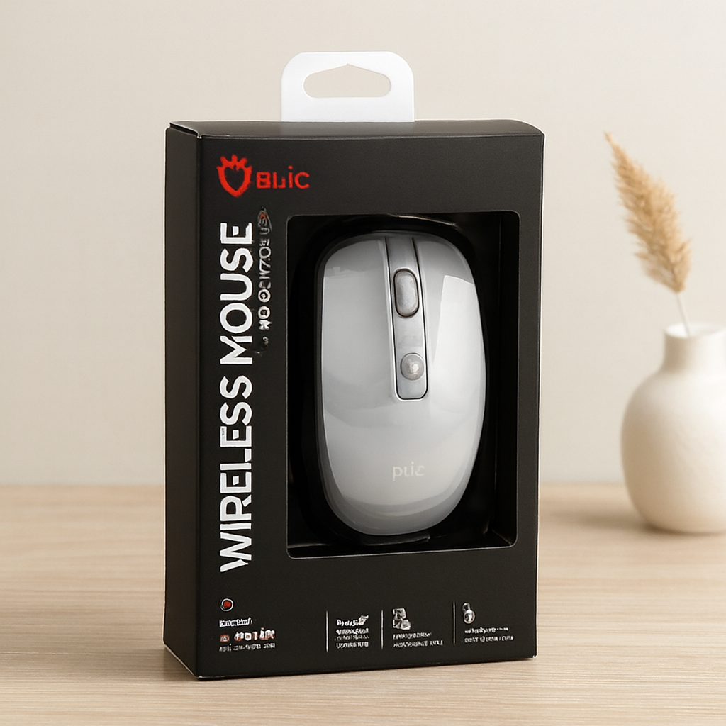 Kablosuz Mouse 1600 DPI Beyaz
