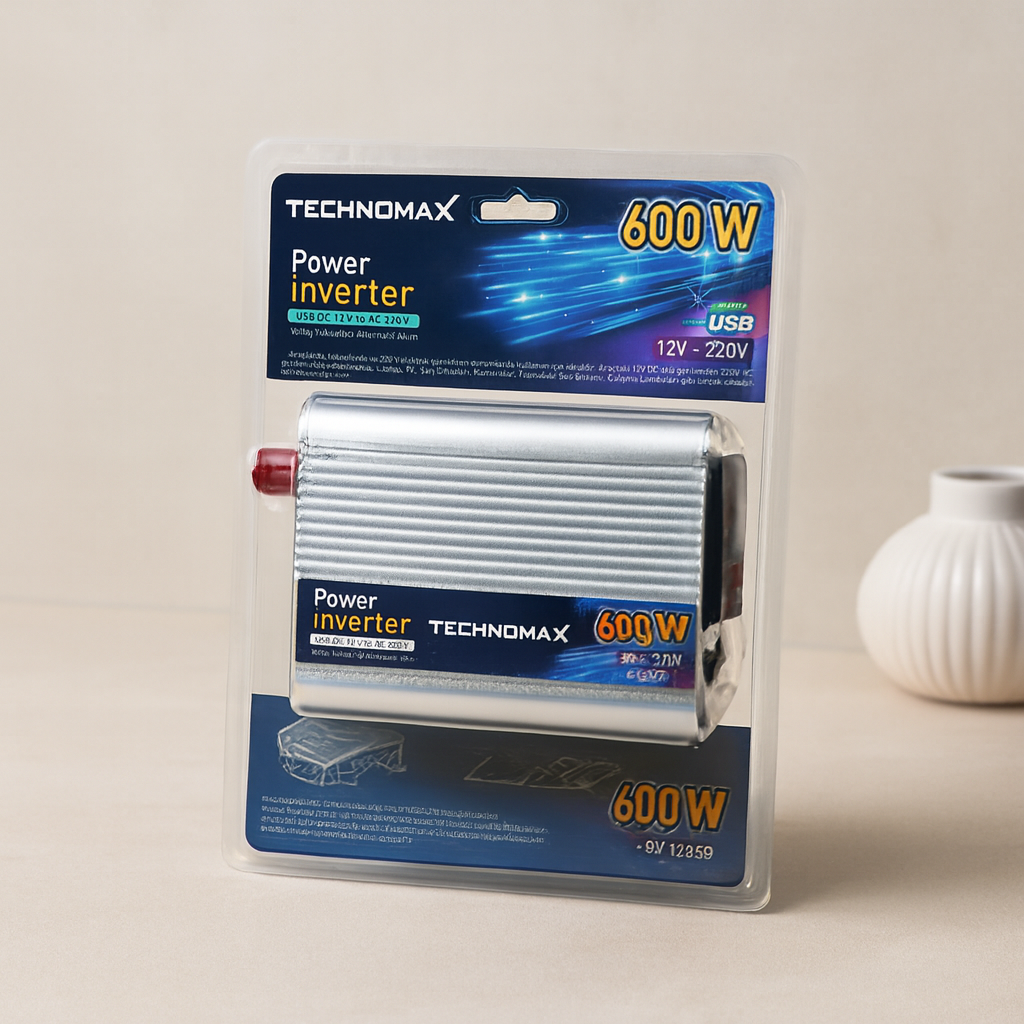 600W 12V-220V Güç Çevirici (Inverter)