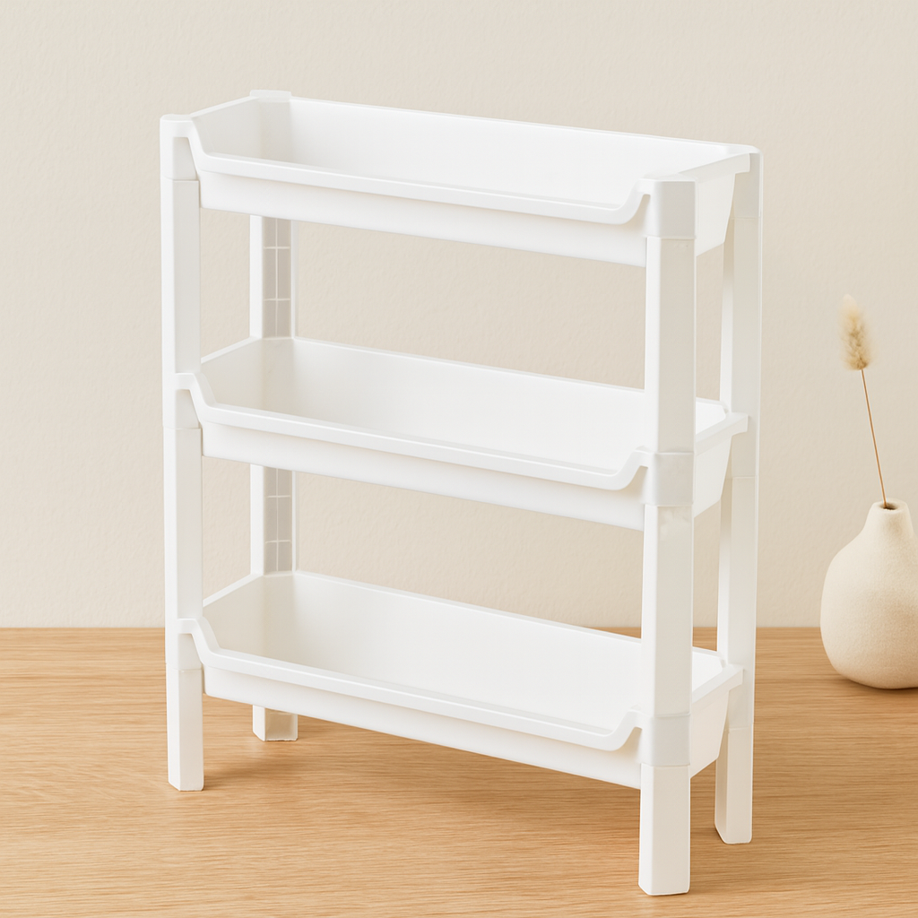 3 Katlı Sepet Organizer Raf Ünitesi 465x145x500 mm