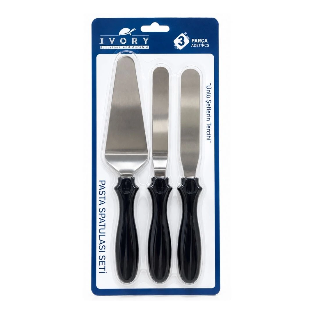 3 Parça Pasta Spatulası